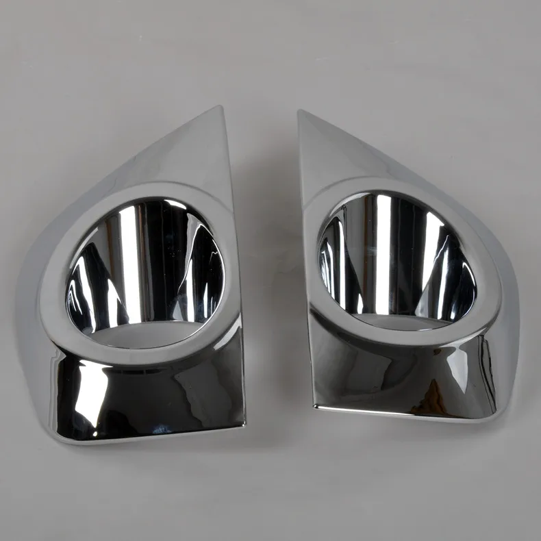 Car Front Fog Light Lamp Cover ABS Chrome decorative Trim 2pcs for 2012 2013 2014 Koleos accessories | Автомобили и мотоциклы
