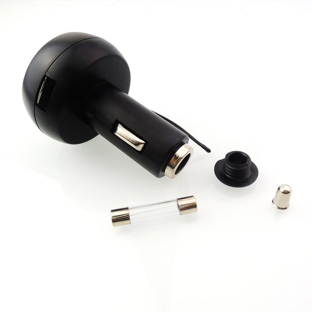 DC 12 В/24 В 3 в 1 USB Зеленый Красный светодиодный цифровой дисплей Вольтметр гнездо