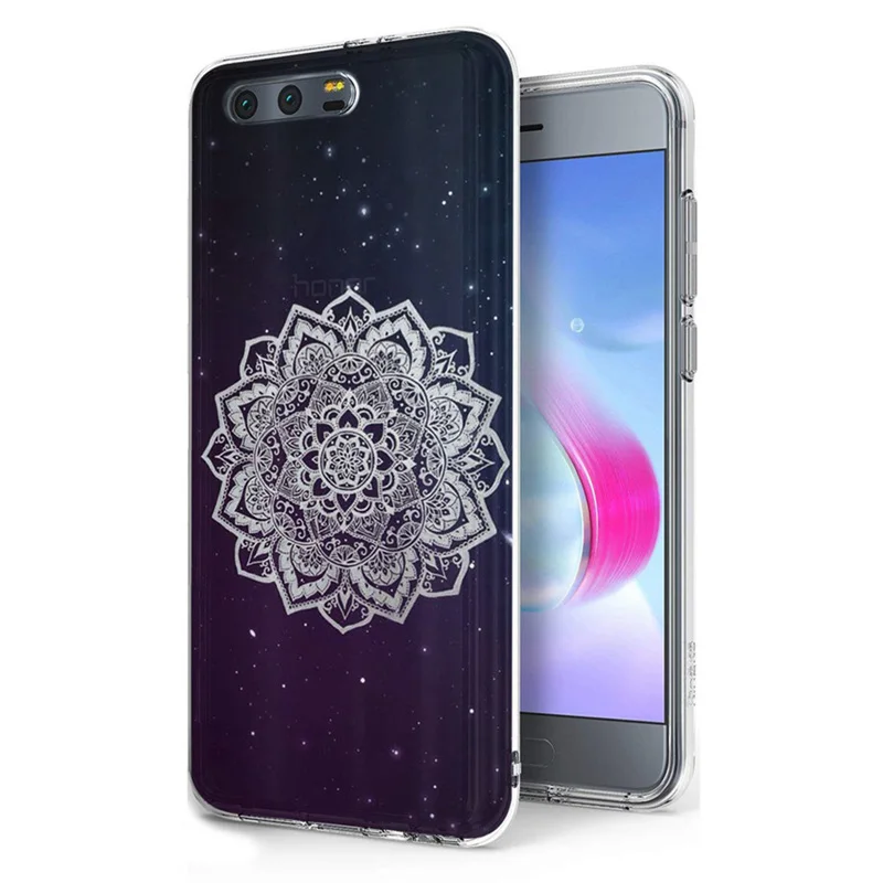 TPU Luxury For Huawei P9lite/P8 Lite 2017 Y5ii /Honor P Smart/P10 design Silicon Mandala Cover Case Fundas A094 |