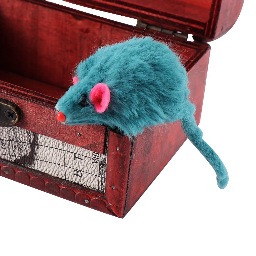 Новая мода 2 шт котенка кошка игра игрушки ложная мышь в крысе для питомца хороший
