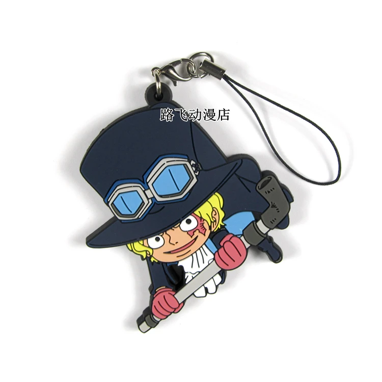 Новое поступление, один кусок, Luffy Ace Nami Sabo Боа Хэнкок Зоро Чоппер Трафальгар Ло японское аниме резиновый брелок на ремешке D165