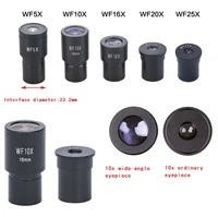 wide angle lens biological microscope eyepiece wf5x wf10x wf16x wf20x wf25x microscope lens accessoriesmonocular oculars