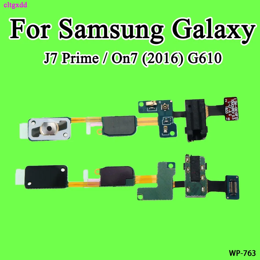 Cltgxdd кнопка домой + разъем для наушников гибкий кабель Samsung Galaxy J7 Prime/On7 (2016) G610 |
