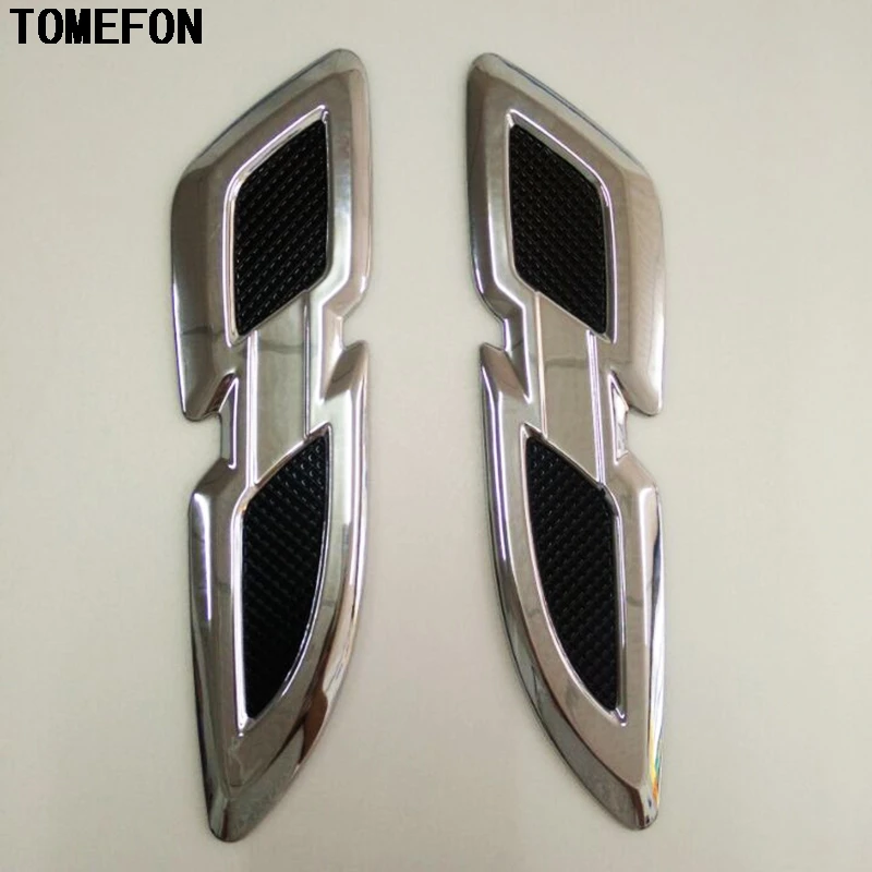 TOMEFON для Nissan X-trail T31 T32 Rogue 2014 2015 2016 2017 ABS Хромированная передняя боковая модульная