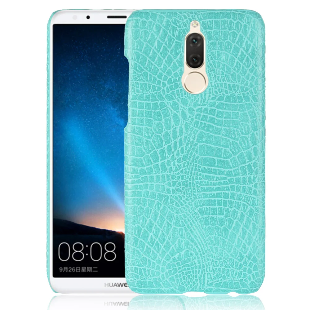 Leather Case for Huawei Mate 10 Lite Honor 9i Nova 2i Luxury Crocodile Skin Pattern Cover Shockproof Hard Phone Cases Fundas |