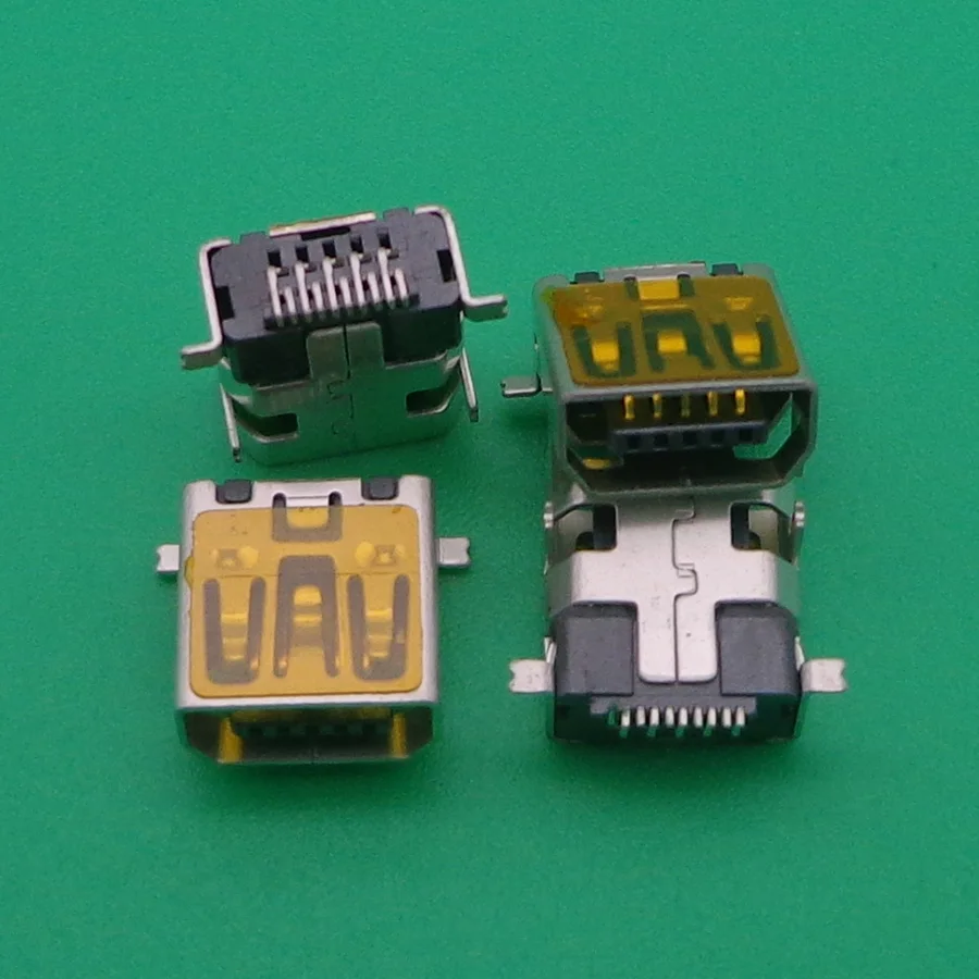 100 шт./лот бесплатная доставка мини 10 Pin USB гнездовой разъем v3 порт зарядки питания