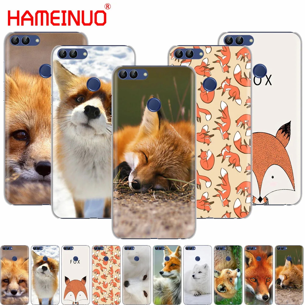 HAMEINUO симпатичный Лисий чехол для сотового телефона huawei Honor 7C Y5 Y625 Y635 Y6 Y7 Y9 2017 2018 Prime