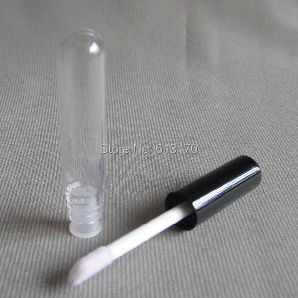 Бесплатная доставка 4 мл блеск для губ трубки черный колпачок круглая Нижняя