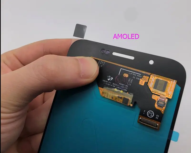 A8 gold AMOLED 5,7 ''Супер amoled ЖК-дисплей для samsung Galaxy A8 A8000 A800 A800F ЖК-панель сенсорный экран дигитайзер полная сборка - Цвет: A8 gold AMOLED