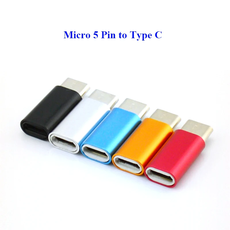 Алюминиевый металлический Micro USB для 8 контактного микро usb 3 1 type C разъем конвертер
