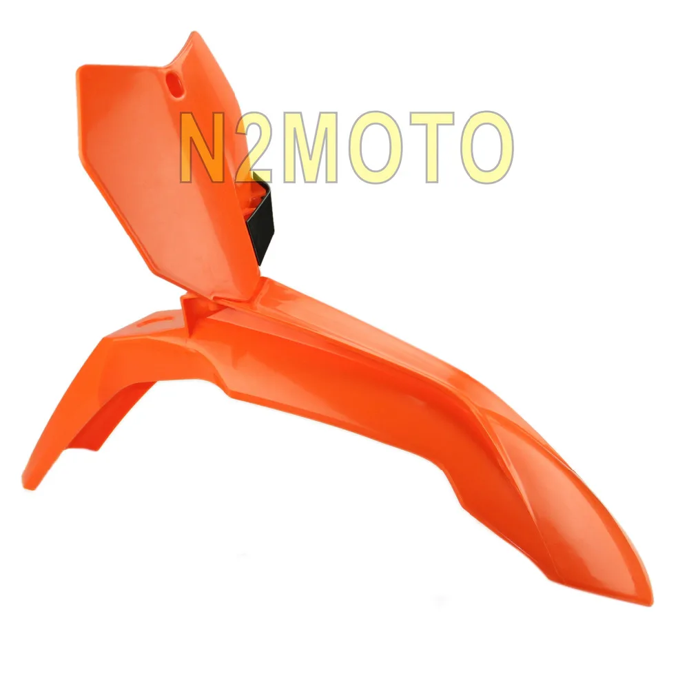 Оранжевый мотоциклов переднее крыло переднего номерной знак руль Fatbar для 250 SX F XCF