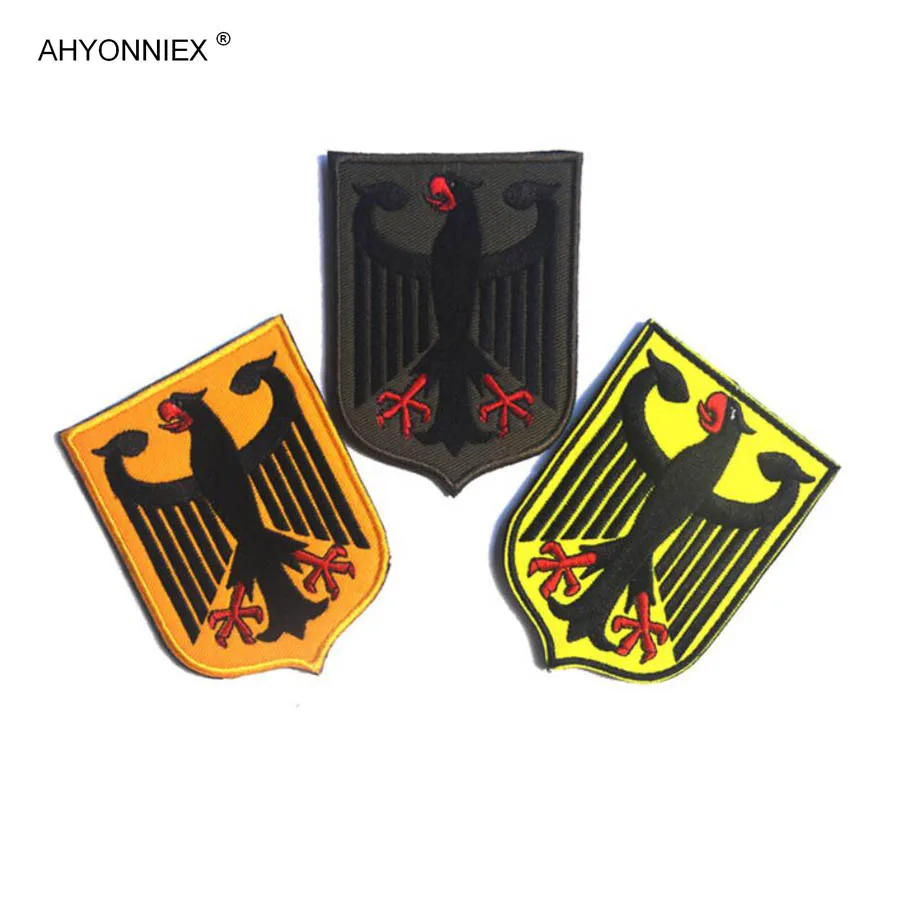 AHYONNIEX 1 шт. Пособия по немецкому языку y Спартанский Израиль Флаг патч черный