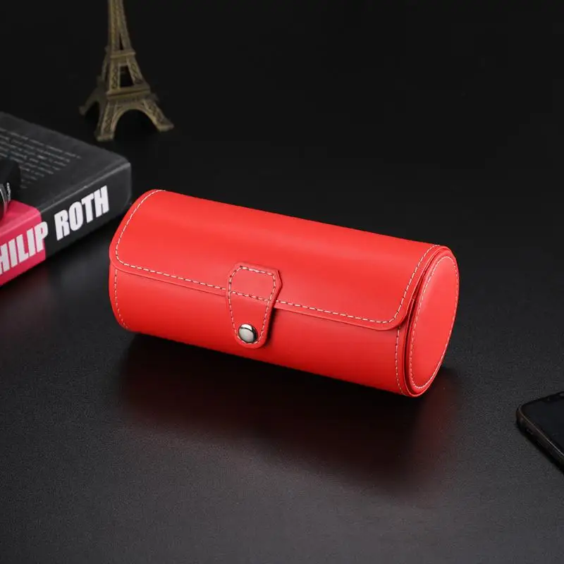 Портативный Дорожный Чехол для часов чехол наручных с 2 слотами хранения колец