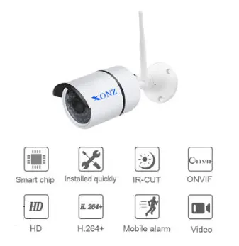 Smart Wifi IP Camera 720P 960P 1080P Wireless Wired ONVIF P2P CCTV Bullet Outdoor With SD Card Slot Max 128G APP ICSEE | Безопасность и