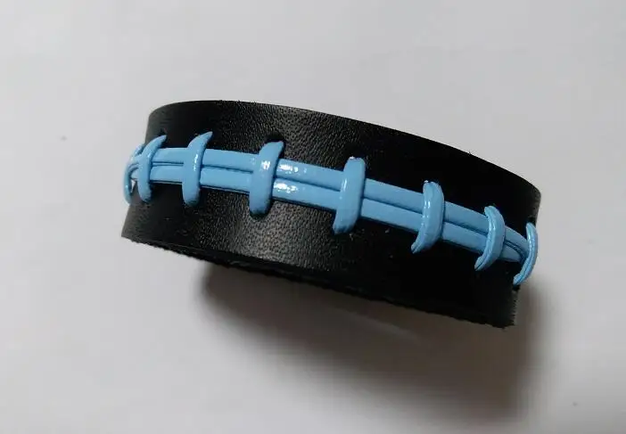 Смешанные цвета оптом 2017 браслеты футбол софтбол бейсбольные кожаные браслет