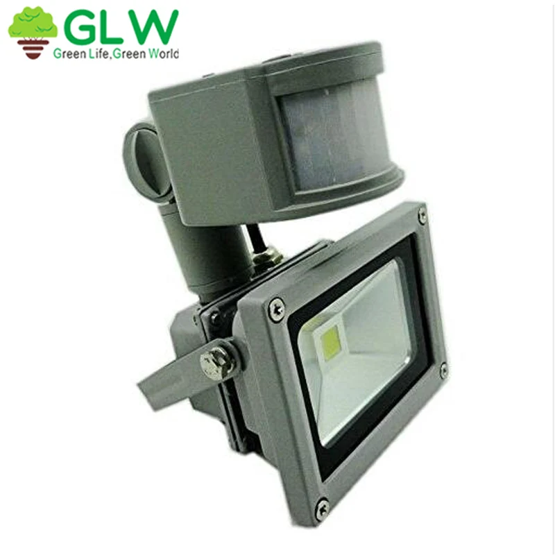 PIR Светодиодный светильник с датчиком движения уличный ing 10 Вт 20 30 50 AC85 256V