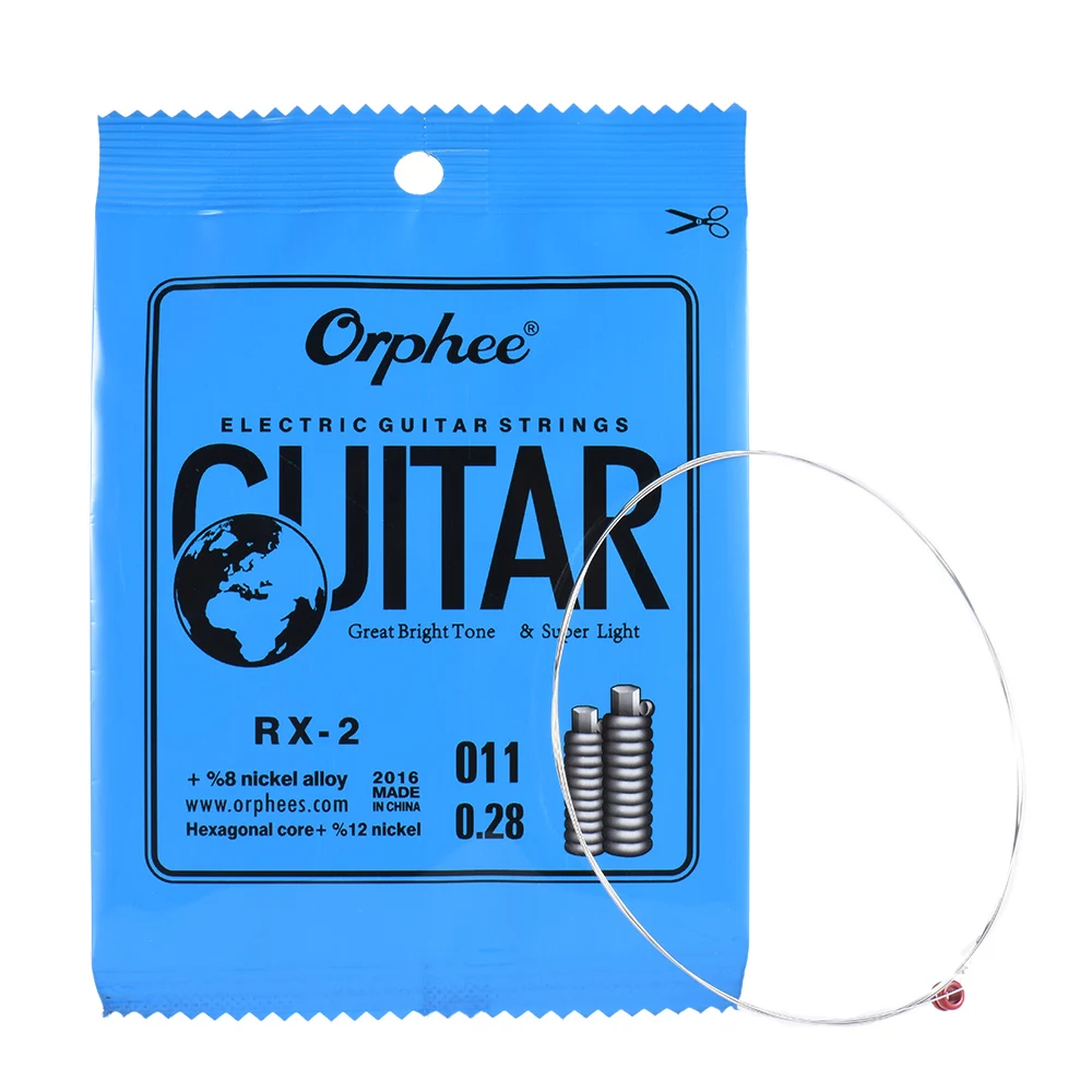Orphee RX-1 Сменные Струны для электрической гитары 1st E-String (.009) 10 шт. в упаковке