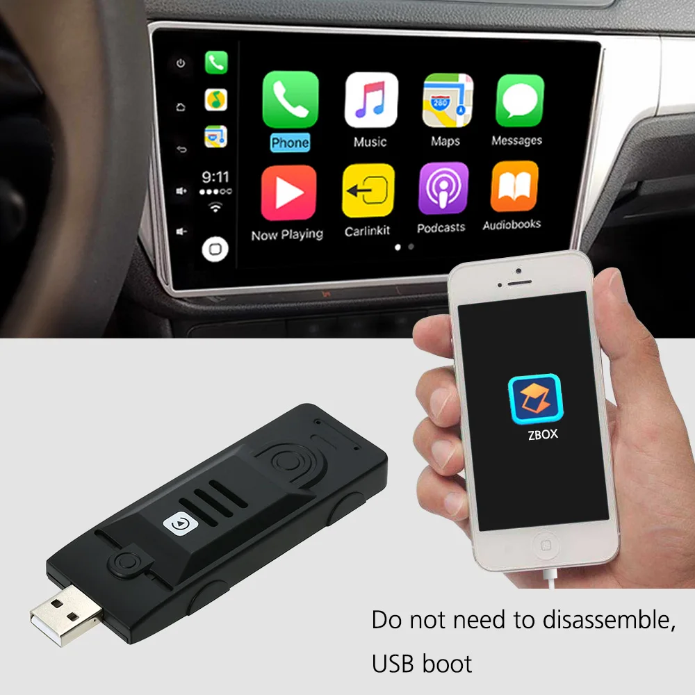 Автомобильный Android стерео умный помощник модуль CarPlay адаптер USB интерфейс для