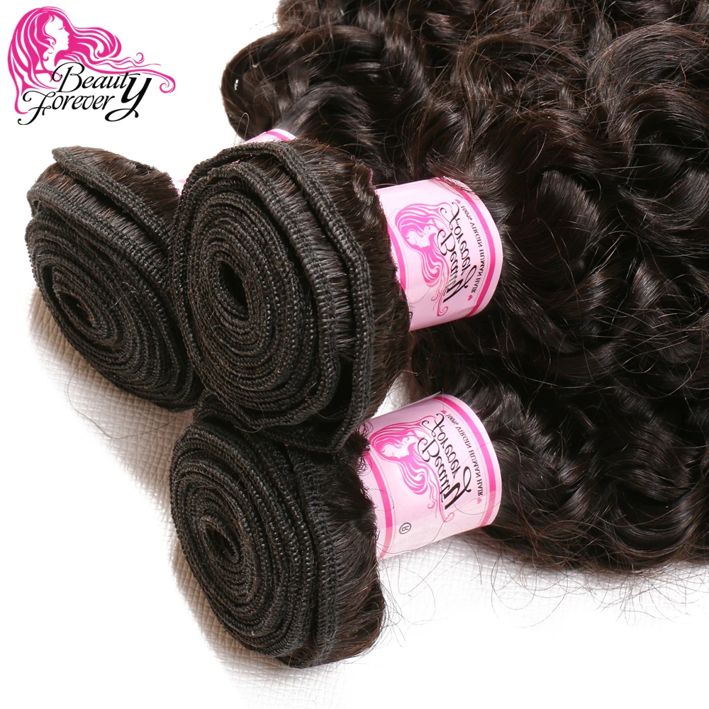Beauty Forever перуанские вьющиеся волосы плетение пучки 1 шт. Remy человеческие