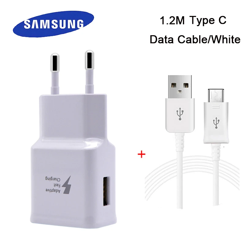 USB Type-C быстрое Адаптивное зарядное устройство Samsung для смартфонов GalaxyS8 + S9 Note8 с
