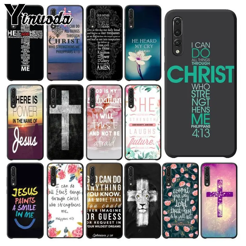 Чехол для телефона Yinuoda Bible Иисус Христос христианский крест huawei p20 pro p20lite mate10pro nova 3i mate20 pro|Чехлы-накладки| |