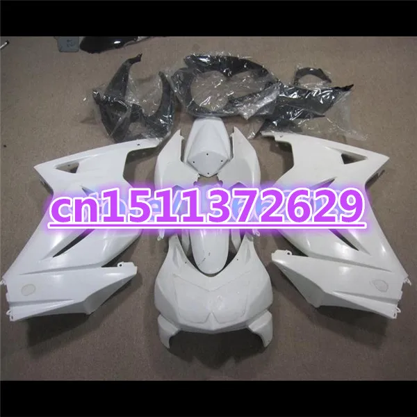 

Горячая распродажа полный комплект обтекателей для Kawasaki Ninja 250R 2008 - 2014 08 09-14 полный белый комплект обтекателей ZX250R 2010 2012-Dor D инъекция