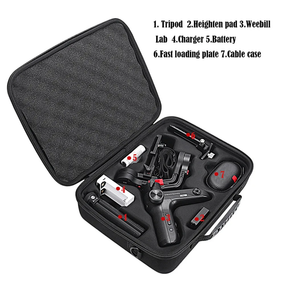 Storage Case Bag For Zhiyun weebill lab Handheld Gimbal and Accessories Carrying Shoulder Protective Portable Handbag Box | Электроника