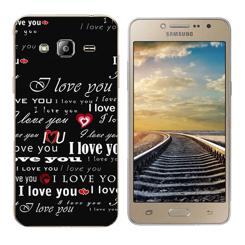 Чехол из ТПУ для Samsung Galaxy J2 Prime G532F 5 0 дюймов с принтом большого пистолета мягкий
