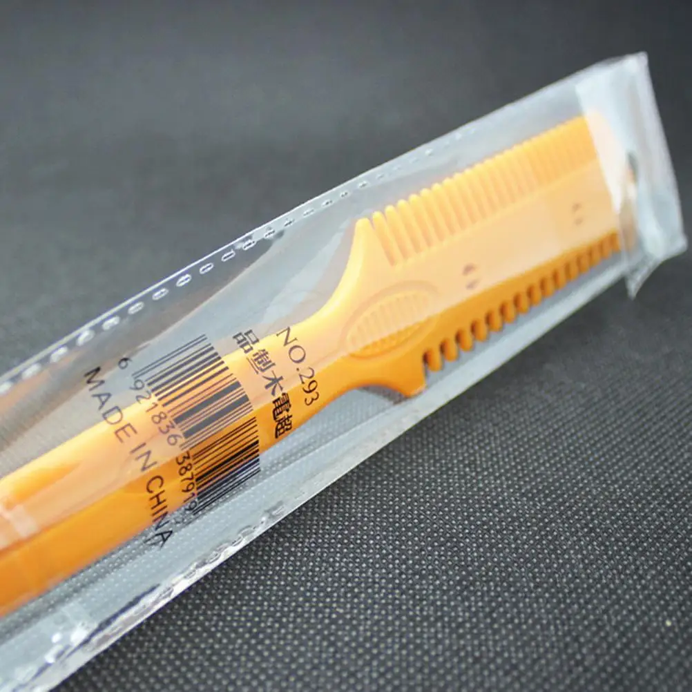 Профессиональные парикмахерские ножницы бритва волшебная Расческа с лезвием |