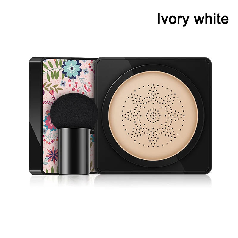 Ivory white Горячая Распродажа, маленькая Грибная головка, с воздушной подушкой, BB крем, Женский тональный крем, тональный крем, маскирующий, дышащий, макияж, голая косметика - Цвет: Ivory white