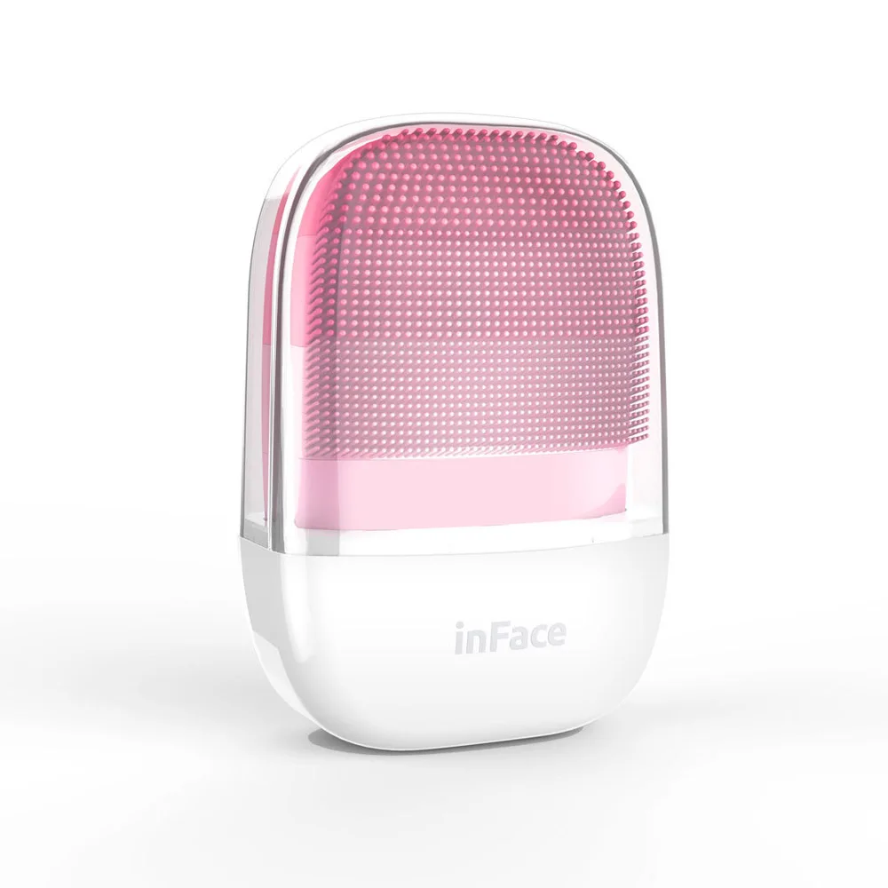 Pink Xiaomi inFace MS-2000 электрическая ультразвуковая Очищающая щетка для лица от Xiaomi youpin-темно-серый 2797 Xiaomi умный дом - Цвет: Pink