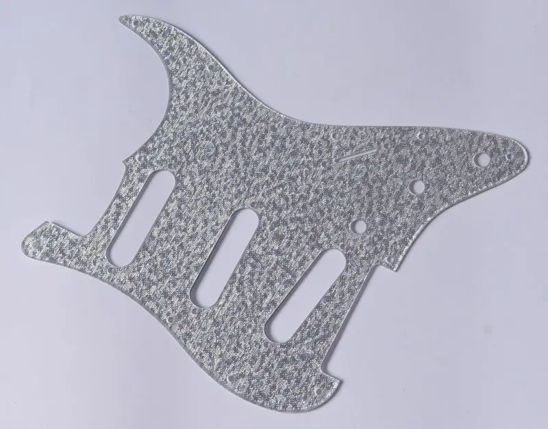 

kaish Silver Sparkle ST Pickguard for Strat SSS Guitar Pickguard for Fender for Stratocaster