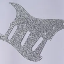 Серебряные блестящие стразы kaish для верхнего слоя|guitar pickguard|sss