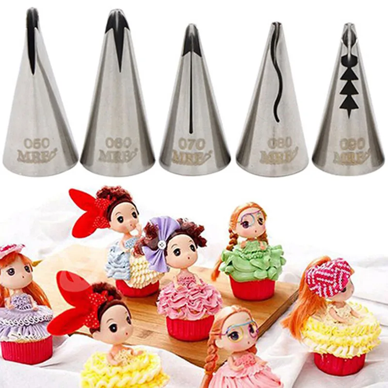 Нержавеющая сталь Обледенение трубы торт Декор Sugarcraft DIY инструмент формы для