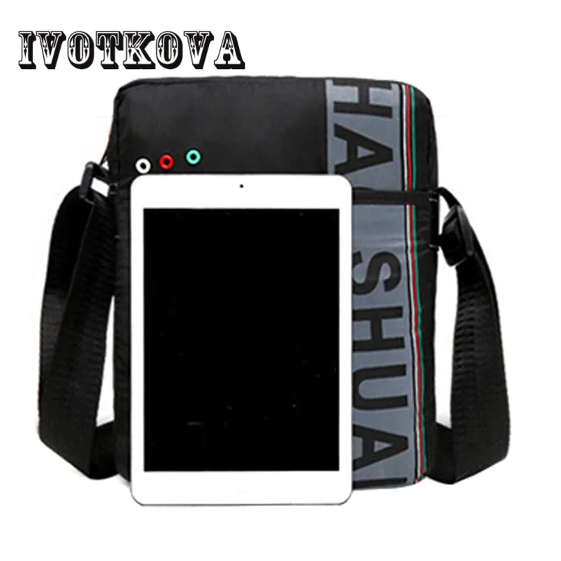 IVOTKOVA Men Messenger Bag Nylon Casual Shoulder Handbags Vintage Travel Male Light Purses Cross Body Bags Drop Shipping |