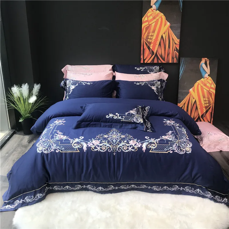 Постельное белье из 100% египетского хлопка в классическом стиле постельное