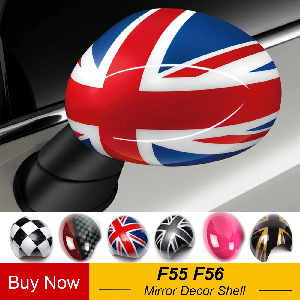 2 шт. защитный чехол для зеркала заднего вида RHD корпус Mini Cooper One S JCW F56 F55 аксессуары