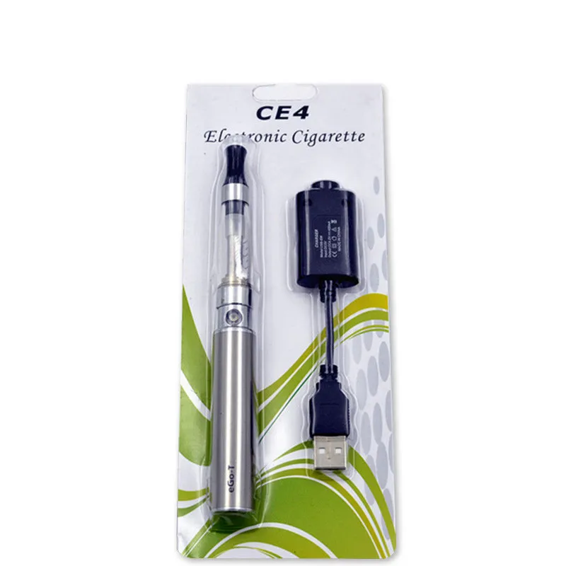 

1 pcs Electronic Cigarette Ego CE4 Blister Single Kit With CE4 Clearomizer 1100mah EGO T Battery vape elektronik sigara