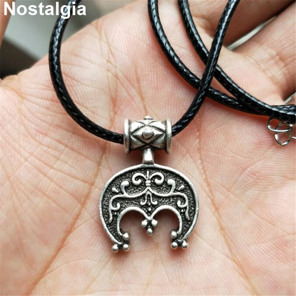 Ностальгия славянская лунола полумесяц колье луница подвеска амулет удача Jwelry