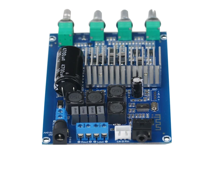 Ghxamp TPA3116 Bluetooth усилитель 50+ 50 Вт 2,0 усилитель цифровой аудио Плата с басом Средний твитер динамик Регулировка DC12-24V