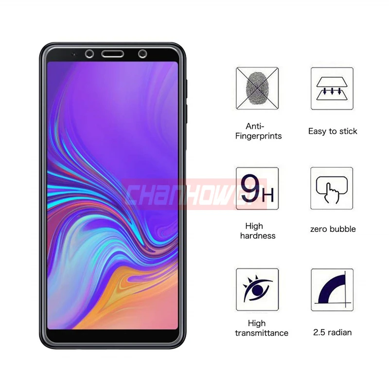 Закаленное стекло для Samsung Galaxy A7 2018 A750 A9 A8 A6 Защита экрана J4 J6 Plus J2 J8 защитное