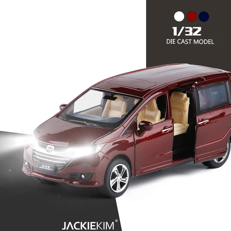 1:32 Honda Odyssey Diecasts игрушечный автомобиль модель со звуком светильник автомобиль игрушки для мальчика Подарочная Коллекция