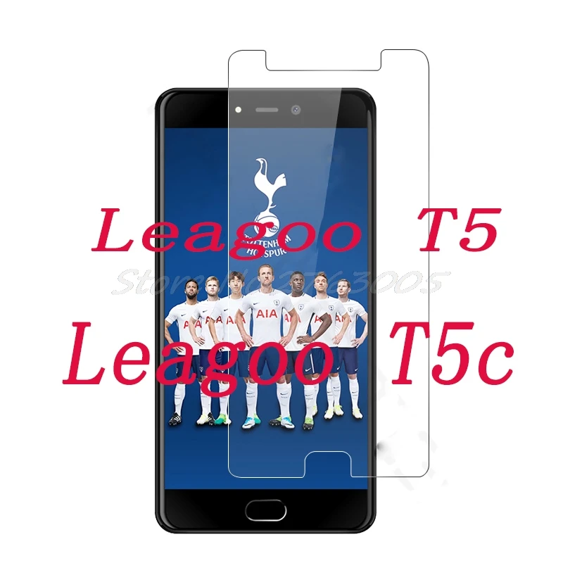 2 шт. новинка Защита экрана для телефона Leagoo T5 / t5c 5 дюйма закаленное стекло задняя