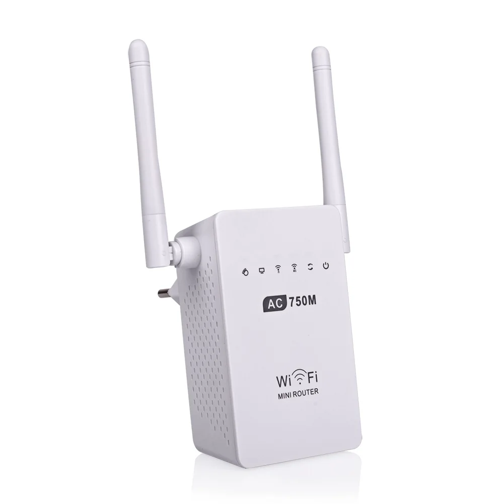 Оригинальные мини Wi-Fi маршрутизатор Dual-Band 2.4/5 ГГц 750 Мбит/с Беспроводной