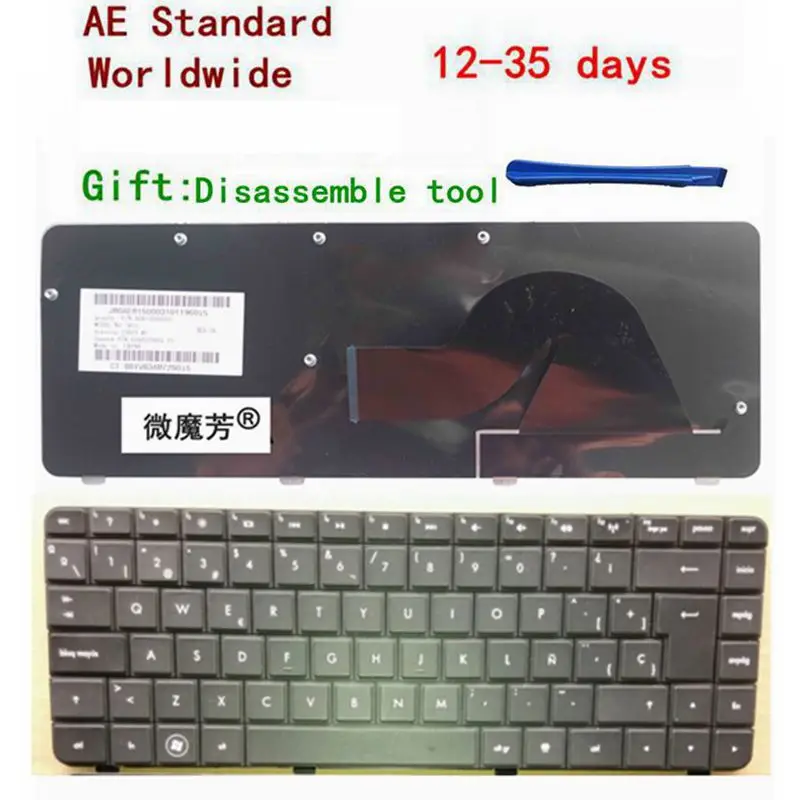 Новая испанская клавиатура для ноутбука HP COMPAQ G42 CQ42 AX1 200 100 300 400 Услуги SP черная