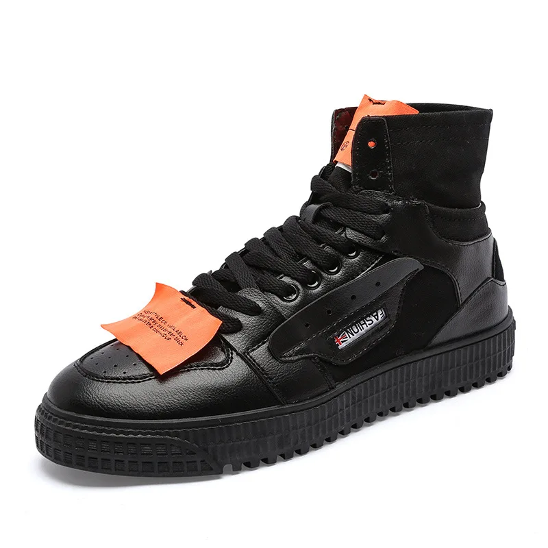 Стильные зимние мужские парусиновые ботинки из искусственной кожи в армейском