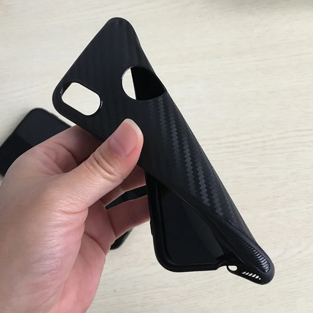 Чехол из углеродного волокна для Samsung Galaxy A50 A70 A30 A20e A10e A7 2018 мягкий силиконовый