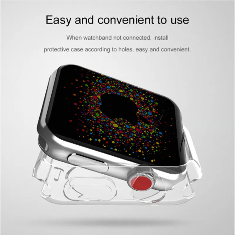 Shell for Apple Watch Series 3 2 Soft Transparent Case Ultra Thin Clear Protective Cover Protection Smart Bumper |