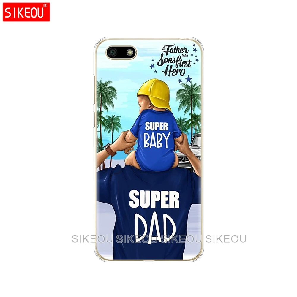11008 Силиконовый чехол для телефона huawei Honor 7A PRO 7C Y5 Y6 Y7 Y9 Prime Baby Mom Girl dad super - Цвет: 11008