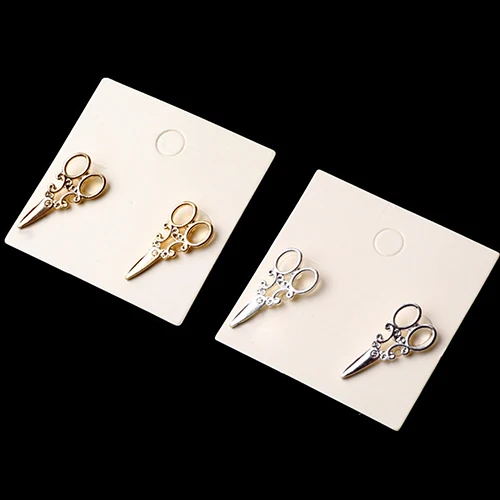 Unique Scissors Shape Design Punk Female Earring Girls Ear Stud Earrings for Women 2020 Brincos Fashion Jewelry Gift Wholesale | Украшения